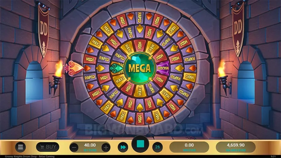 Groovy Knights Dream Drop slot