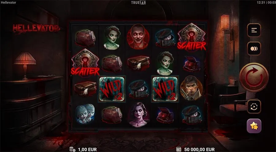Hellevator slot