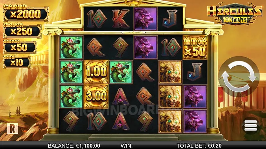 Hercules 10K Ways slot
