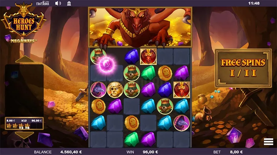 heroes hunt megaways