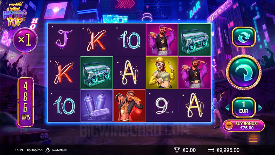 HipHopPop PopWins slot