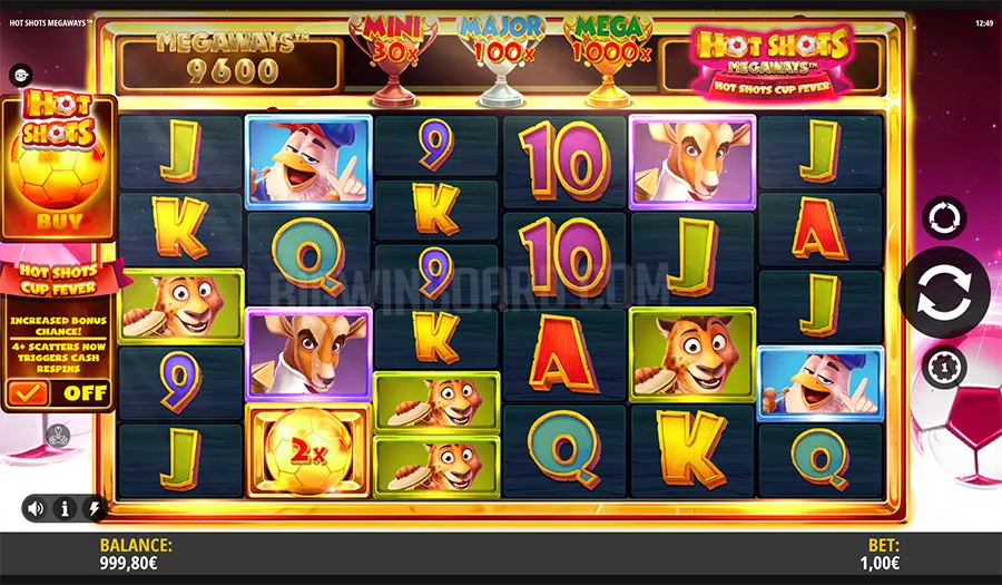 Hot Shots Megaways slot