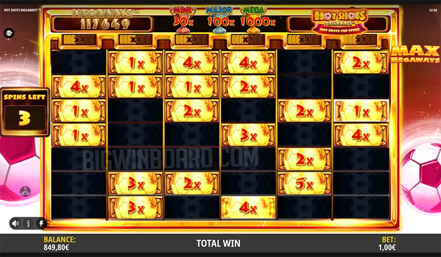 Hot Shots Megaways slot