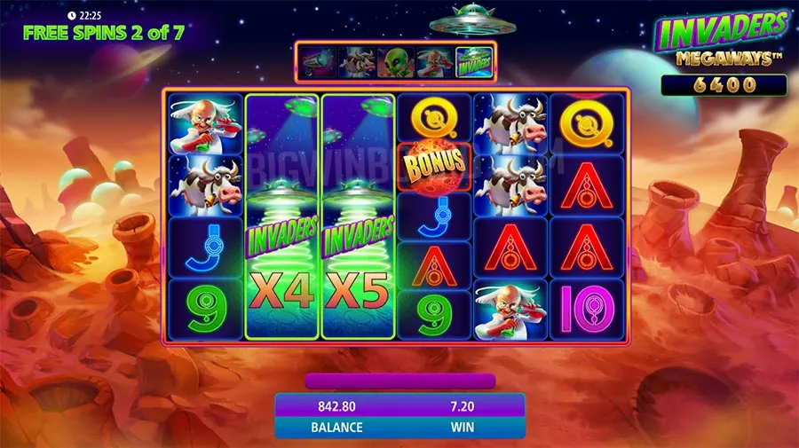 Invaders Megaways slot