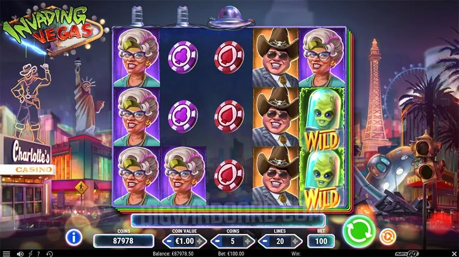 Invading Vegas slot
