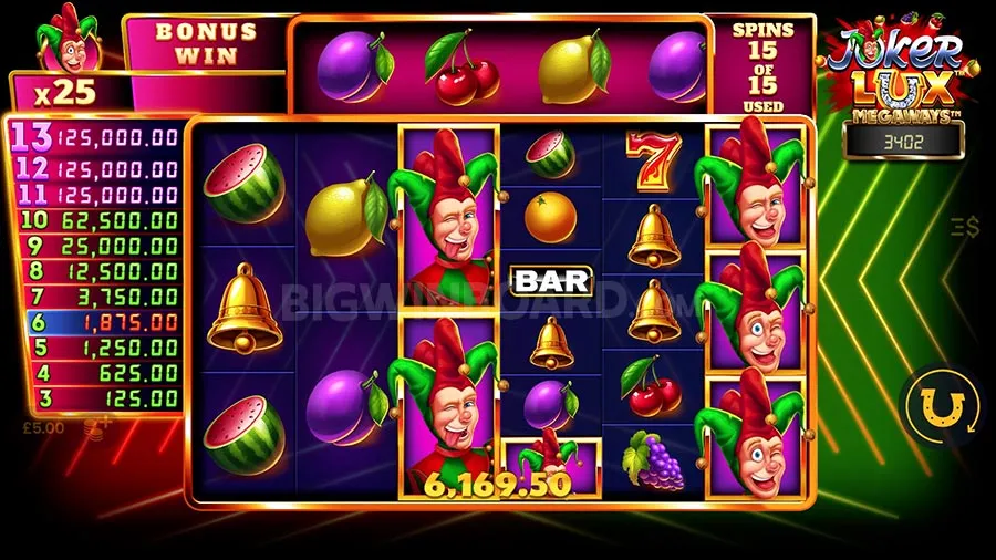 Joker Lux Megaways slot