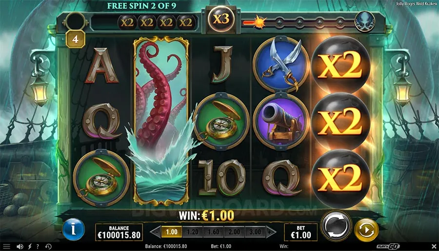 Jolly Roger Wild Kraken slot
