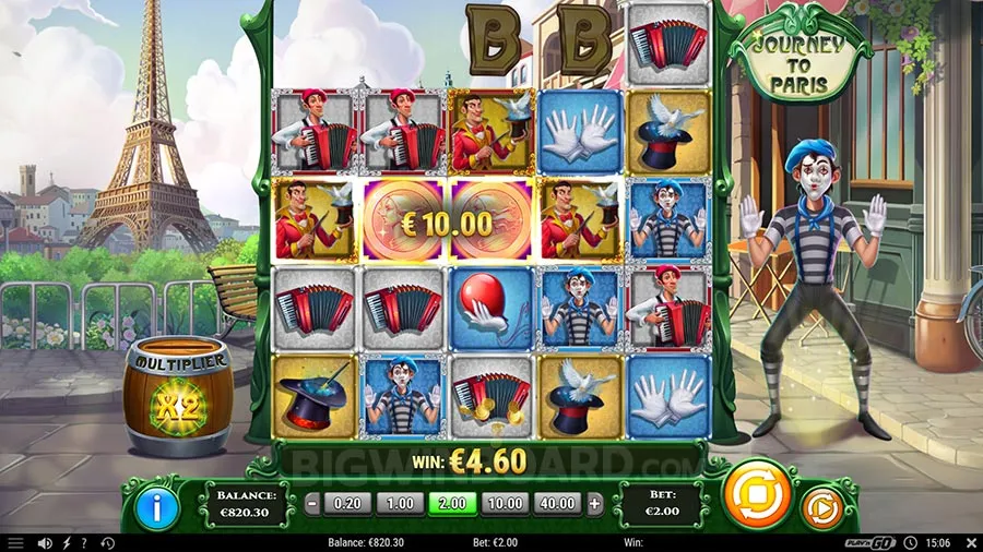 Journey to Paris slot