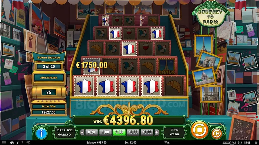 Journey to Paris slot