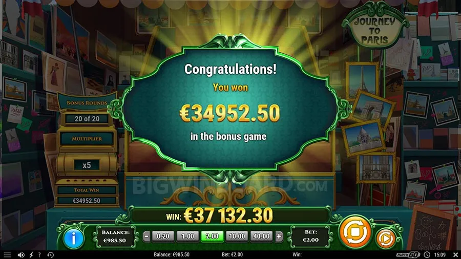 Journey to Paris slot