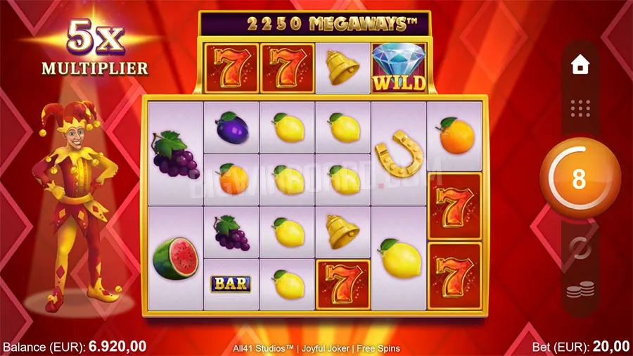 joyful joker megaways