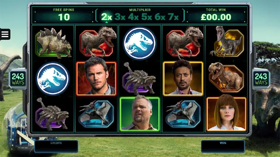 jurassic world slot
