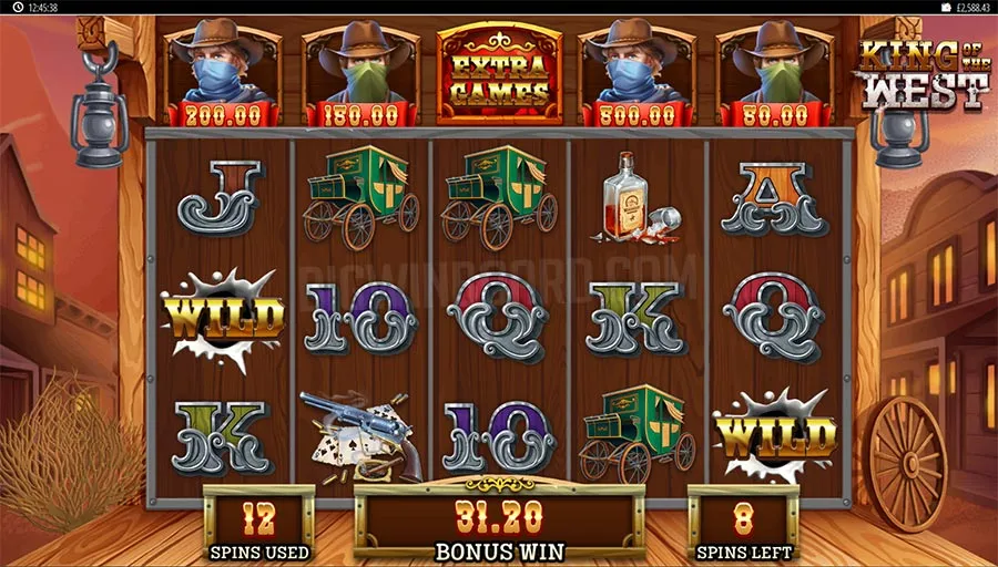 king of the west slot