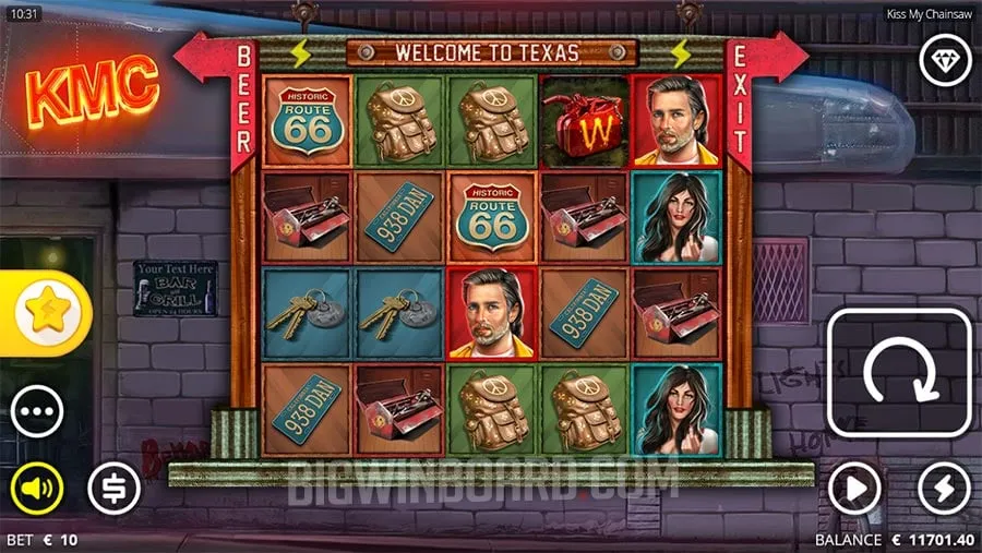 Kiss My Chainsaw slot