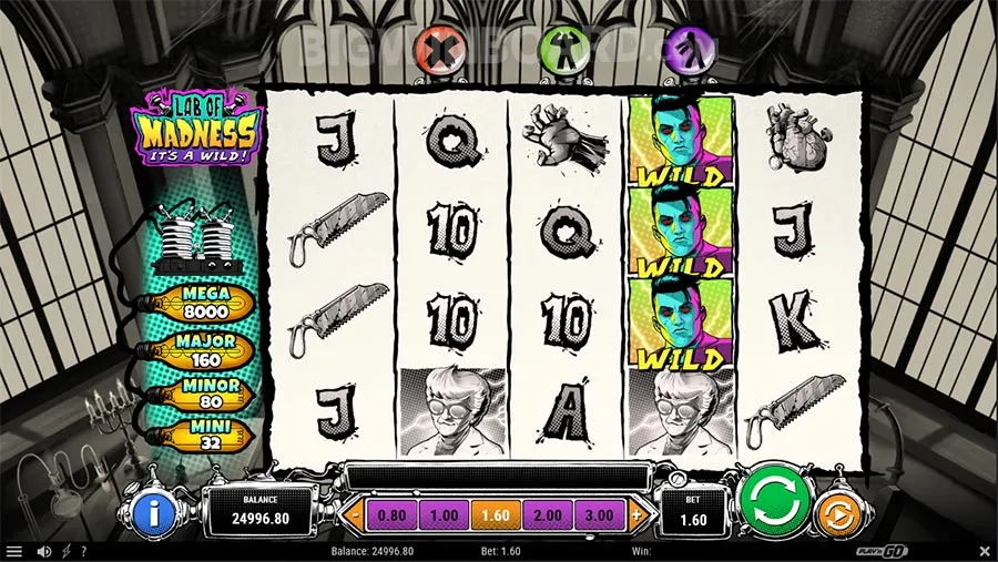 Lab of Madness It’s A-Wild! slot