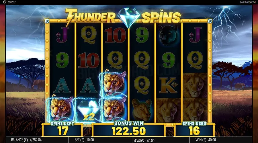 lion thunder slot