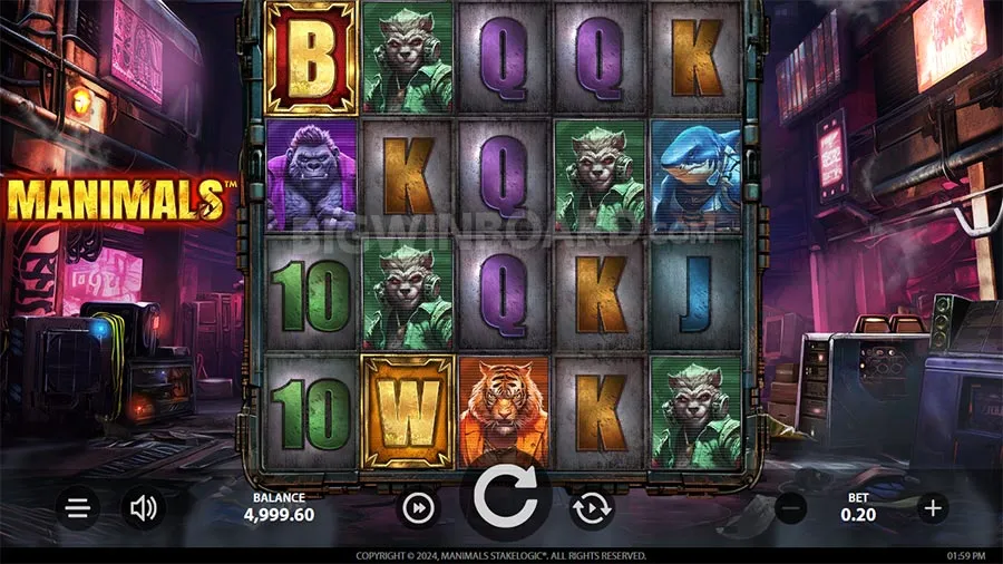 Manimals slot