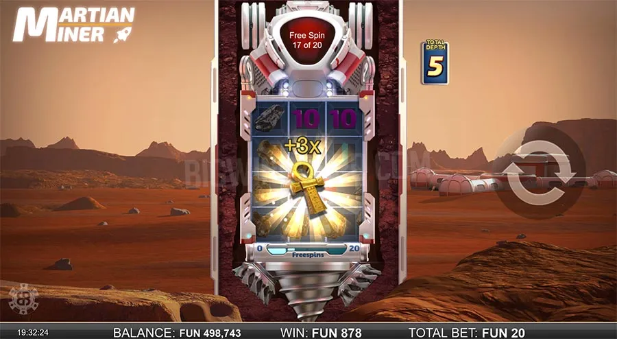 Martian Miner Infinity Reels slot