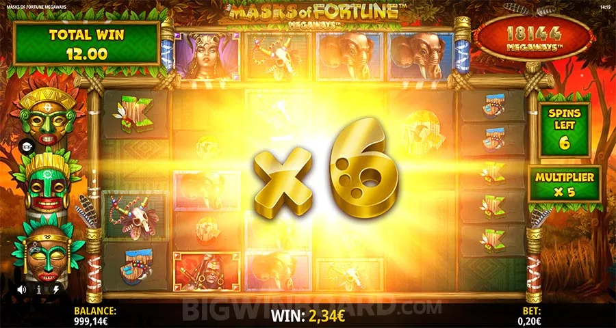 Masks of Fortune Megaways slot