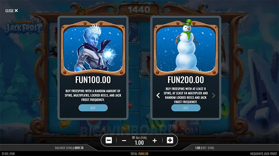 Megaways Jack Frost slot