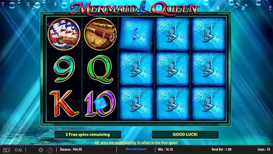 mermaid queen sg gaming