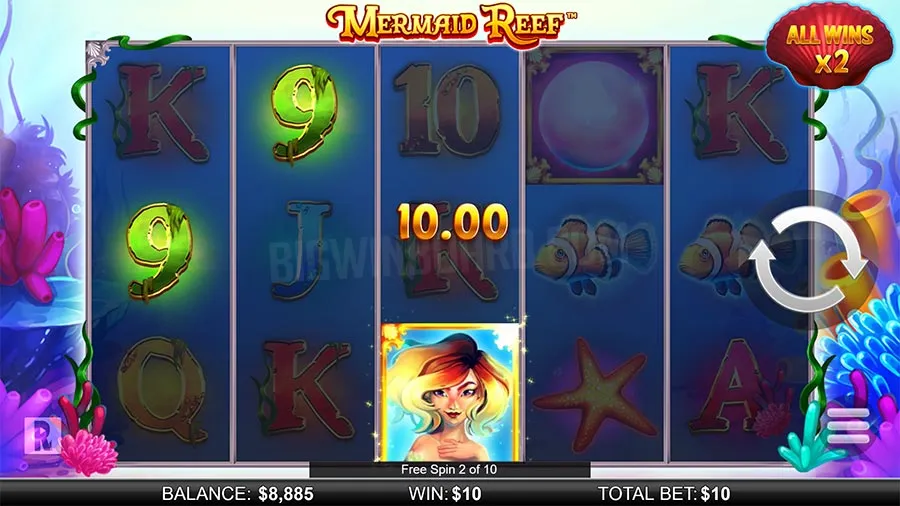 mermaid reef slot