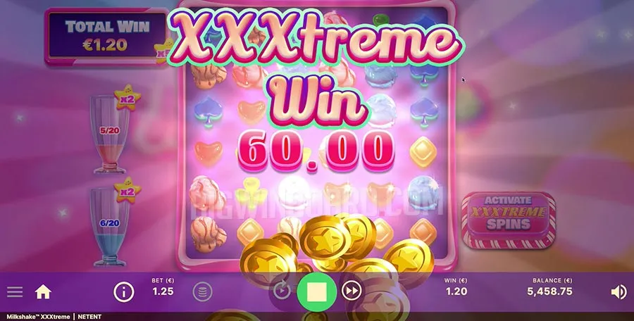 Milkshake XXXtreme slot