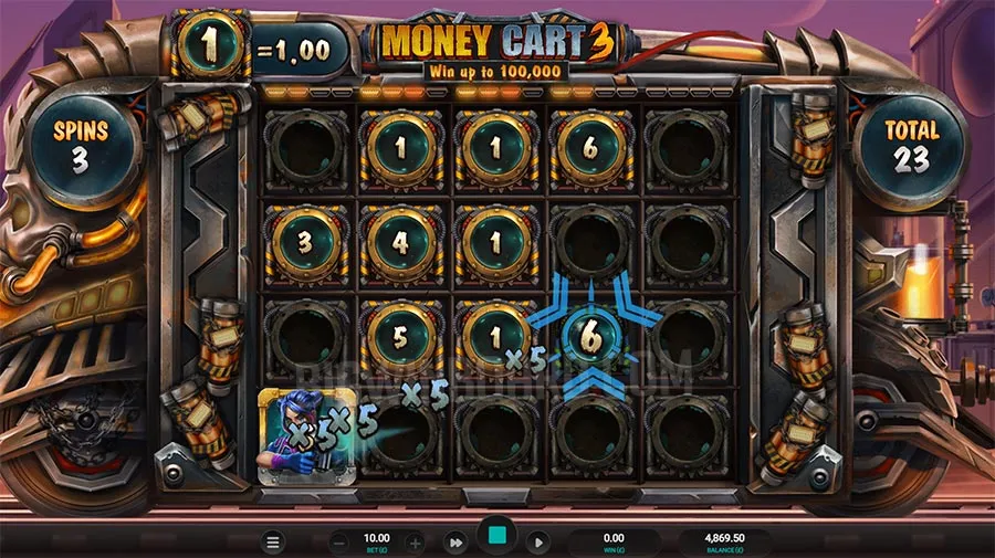 Money Cart 3 slot