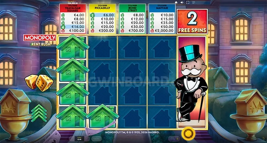 Monopoly Rent Rush slot