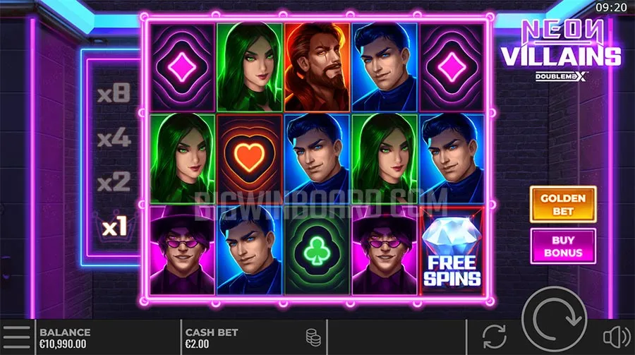 Neon Villains slot