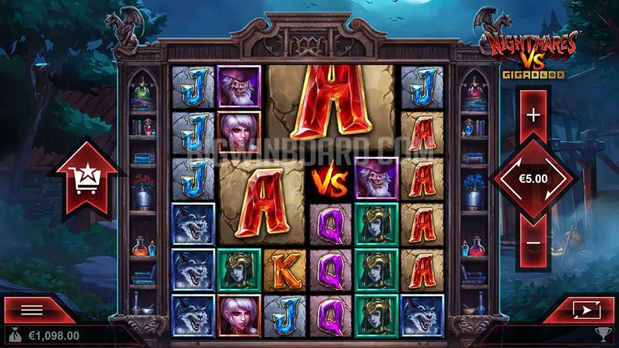 Nightmares VS GigaBlox slot