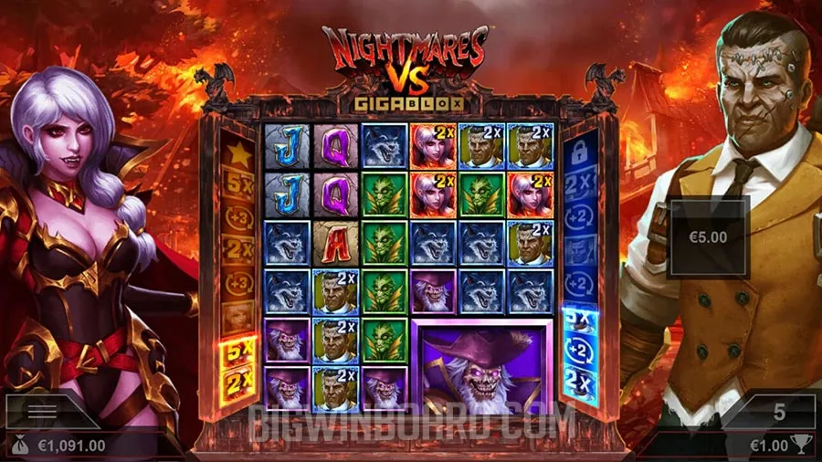 Nightmares VS GigaBlox slot