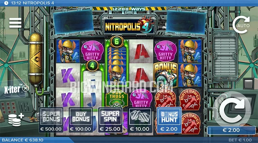Nitropolis 4 slot