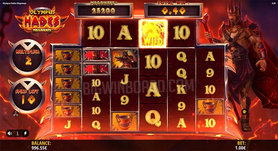 Olympus Hades Megaways slot
