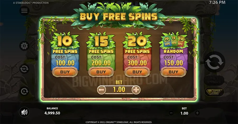 Origins slot