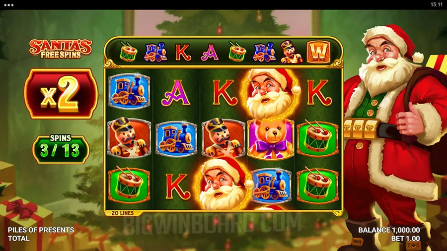 Piles of Presents slot