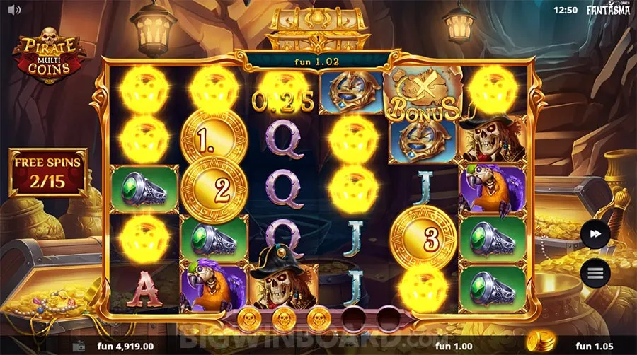 Pirate Multi Coins slot