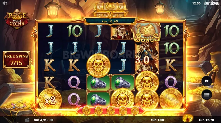 Pirate Multi Coins slot