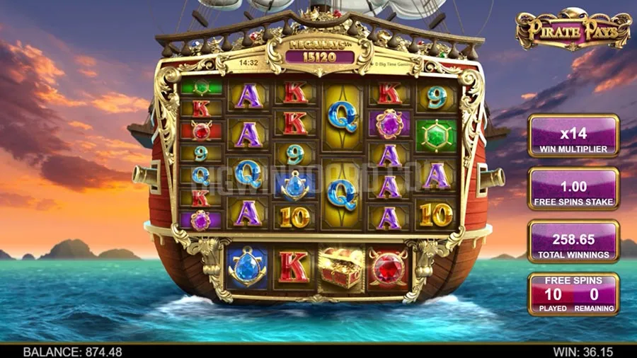 Pirate Pays Megaways slot