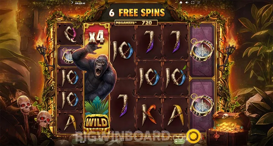 Primate King Megaways slot