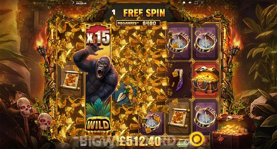 Primate King Megaways slot