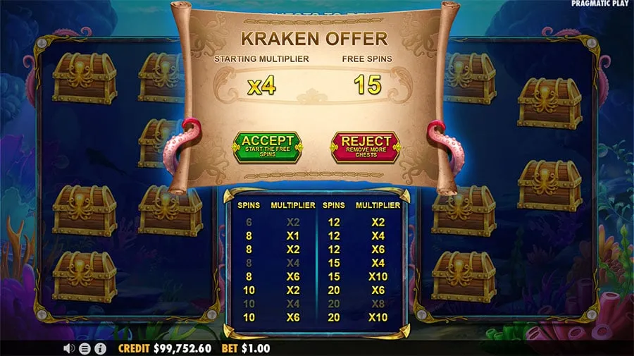 Release the Kraken 2 slot