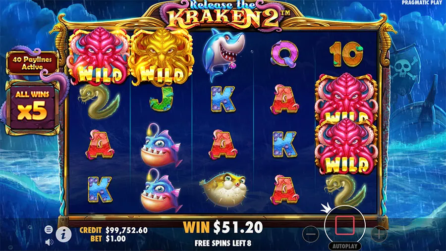 Release the Kraken 2 slot