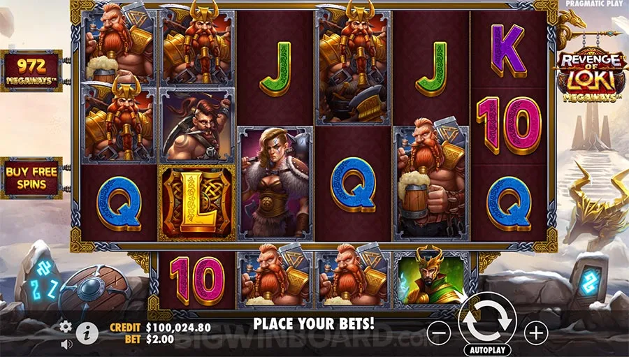Revenge of Loki Megaways slot