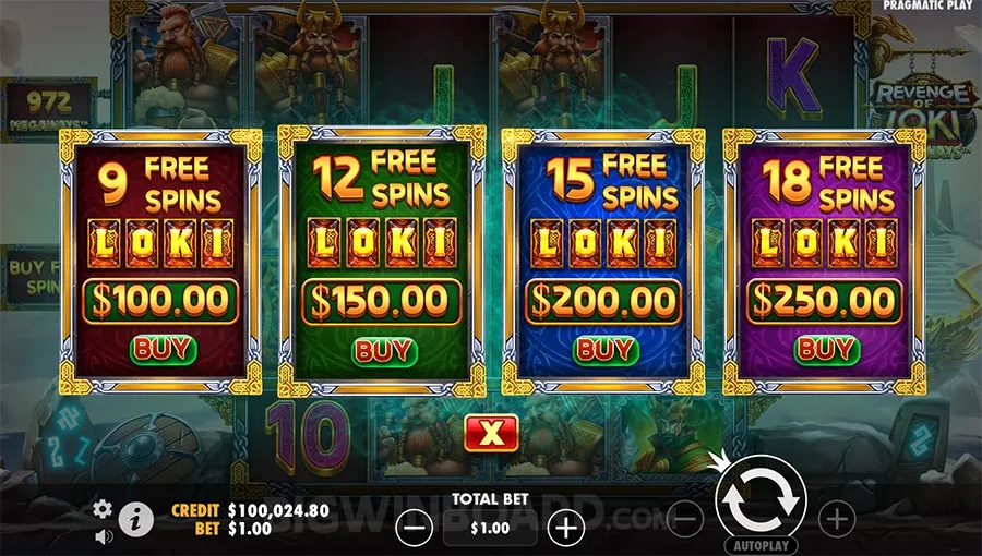 Revenge of Loki Megaways slot