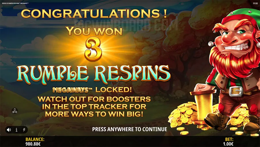Riches of Rumpelstiltskin Megaways slot