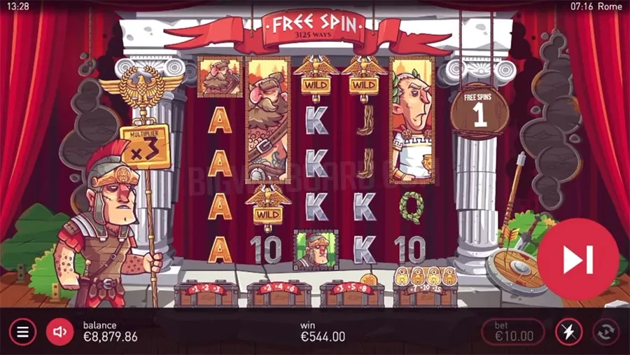 rome conquerors slot