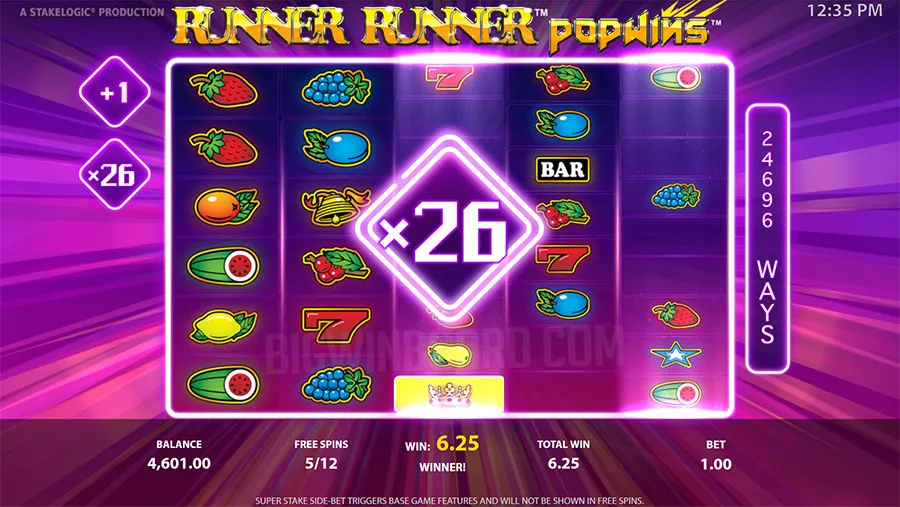 Runner Runner PopWins slot