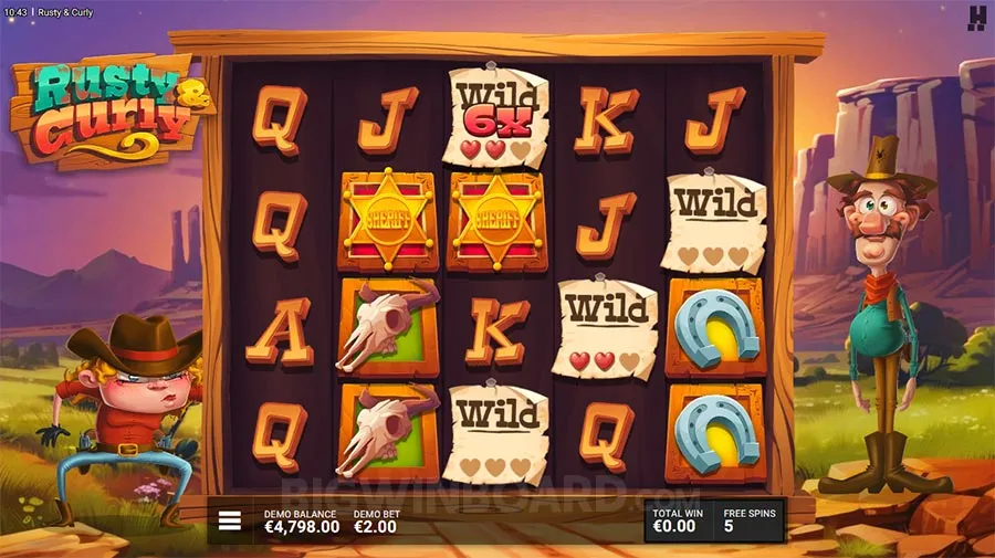 Rusty & Curly slot