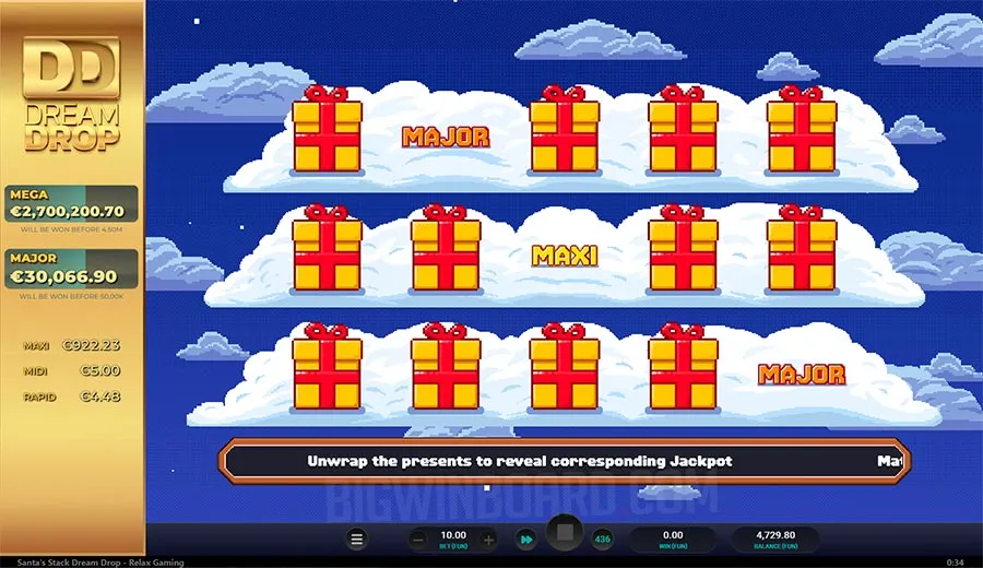 Santa's Stack Dream Drop slot